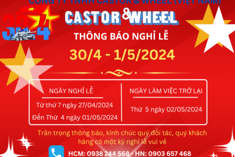 CÔng Ty Tnhh Castor & Wheel (viỆt Nam) 30 4 1 5
